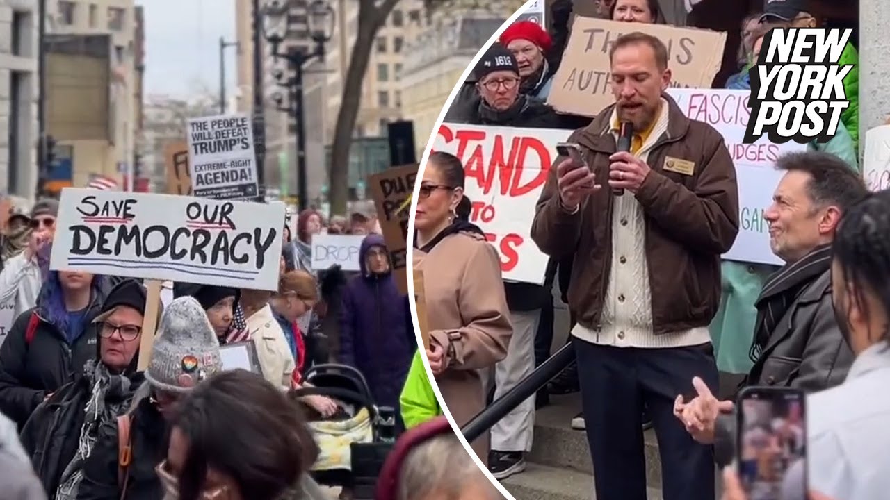Wisconsin Sen. Chris Larson rallied with protestors against arrest of Judge Hannah Dugan