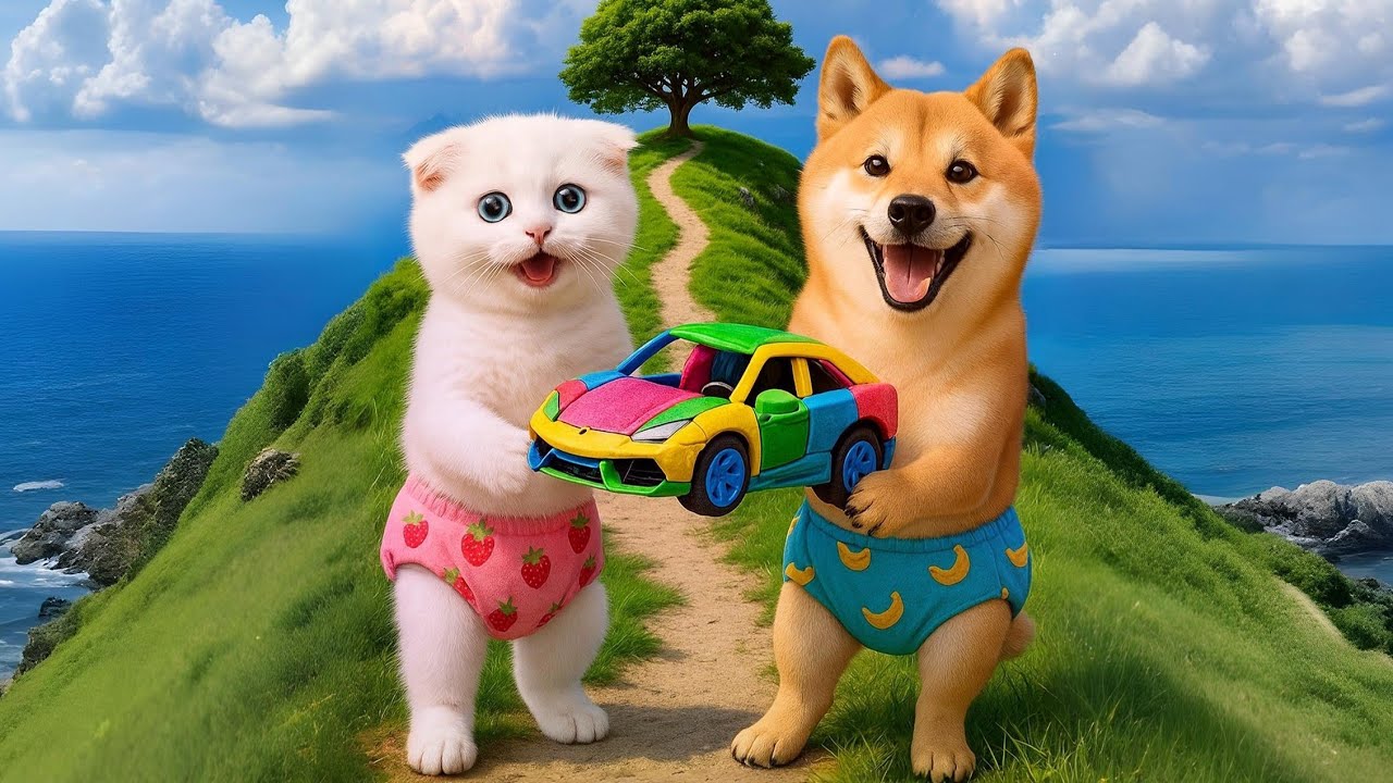 🍊🐶🐱 cat and dog with Ballerina Cappuccina & Friends — So Sweet You’ll Melt! LIVE NOW