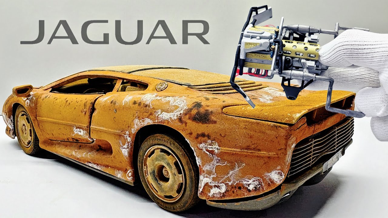 Restoration Abandoned Jaguar XJ220