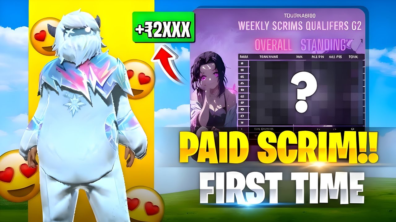Playing Paid Scrim First Time 🔥🏆 Esports Journey begins here!! 🚀 | Tournament Gameplay 💥✅