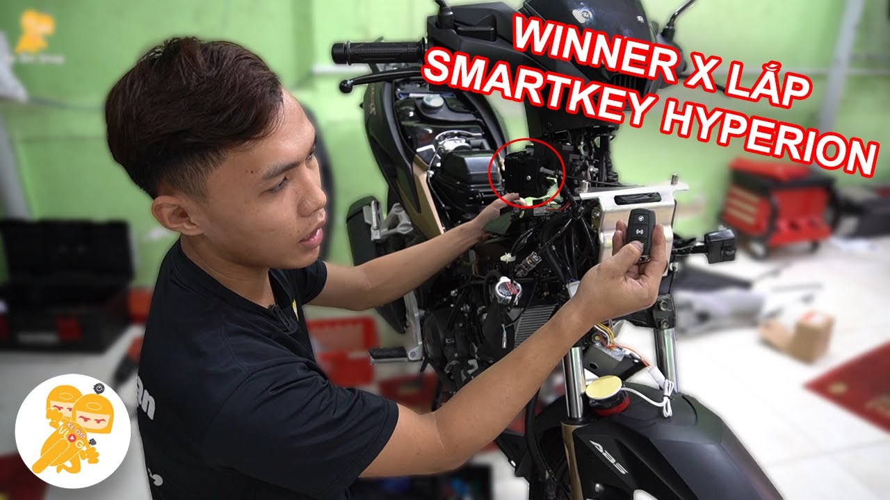 Hướng Dẫn Chi Tiết Cách Lắp COMBO CHỐNG TRỘM SMARTKEY Cho Xe Winner X - Xe Ôm Shop