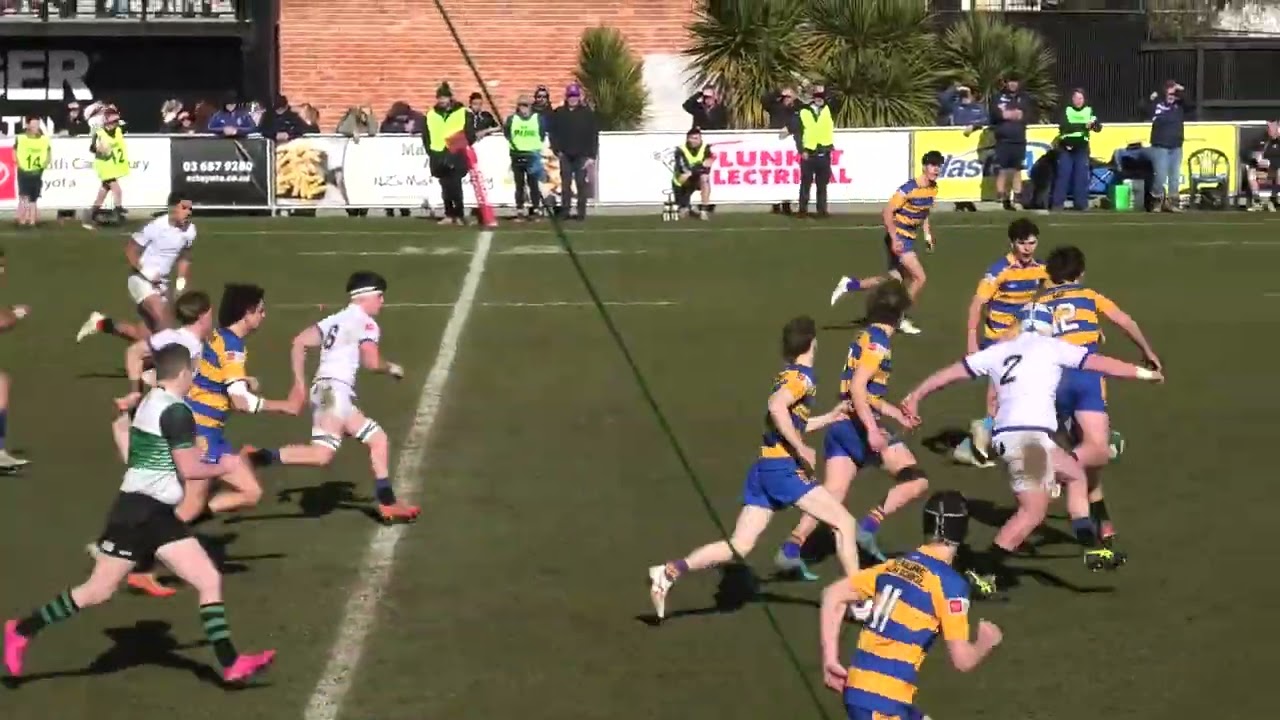 2025 TBHS 1st XV vs Roncalli-Aoraki Combined 1st XV - Championship Final