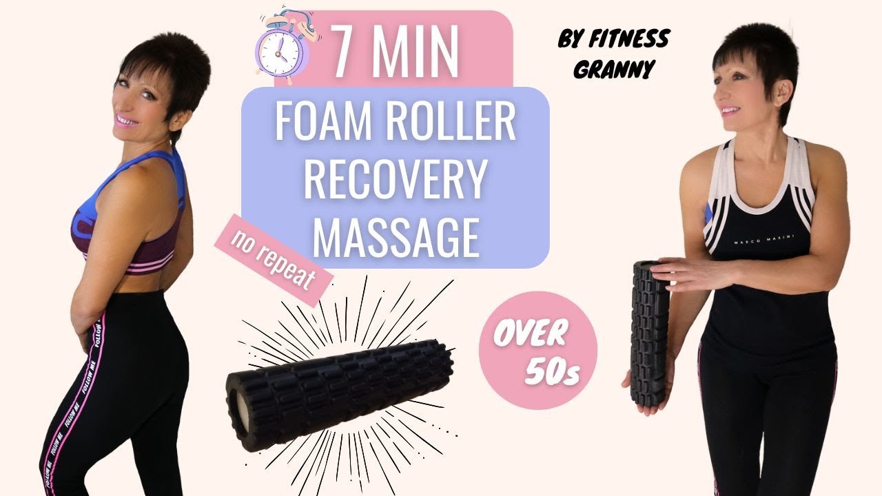 7 MIN FOAM ROLLER RECOVERY WORKOUT – STRETCHES, MUSCLE RELIEF and SELF MASSAGE