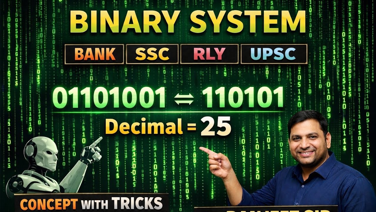 ##BINARY SYSTEM ## VIDYALAXMI ##BY RANJEET SIR ##CONCEPT WITH TRICKS ##