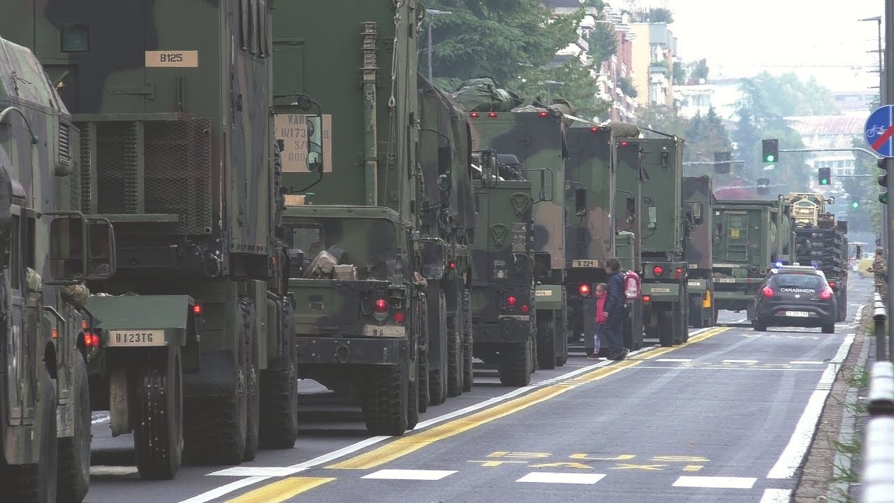 Military Convoy in Bozen