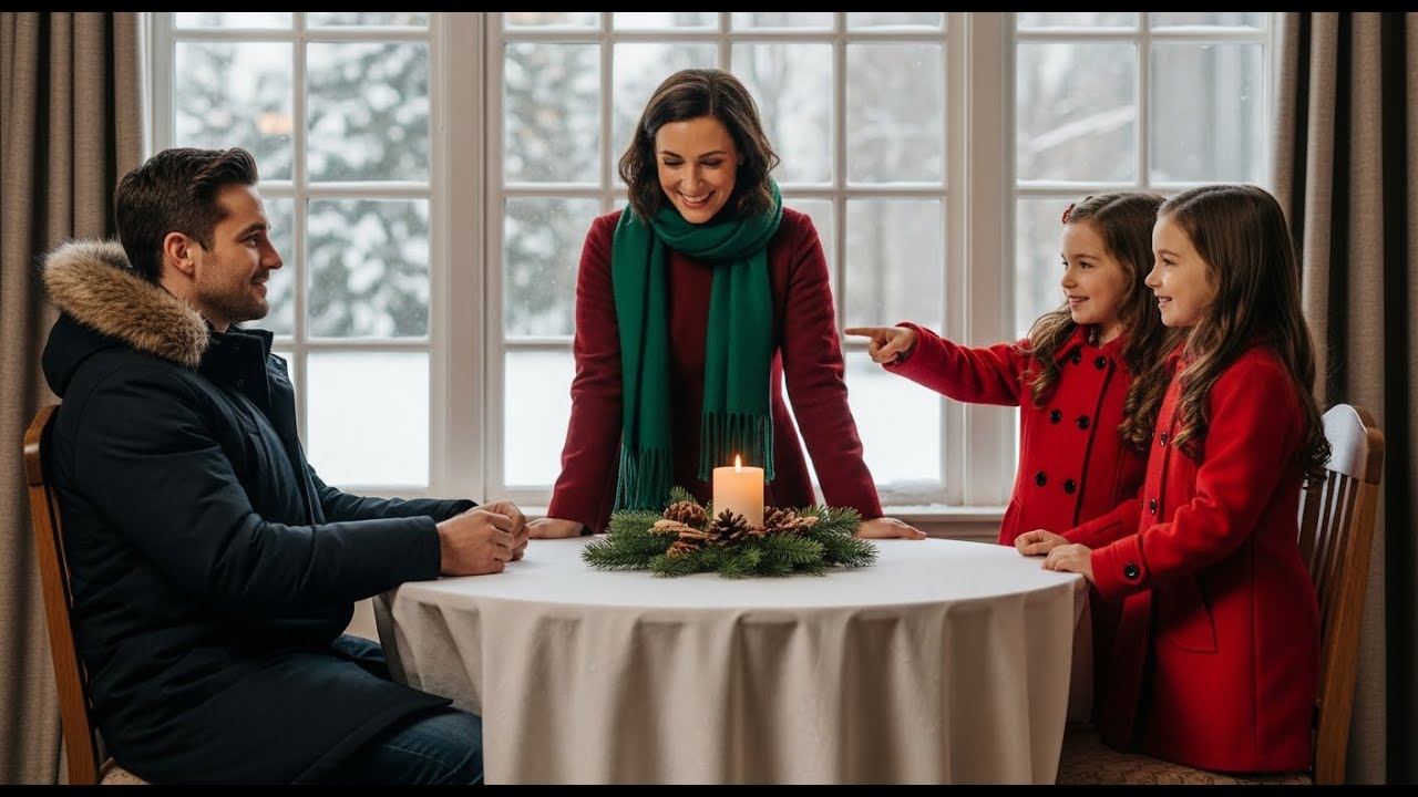 CEO milionario triste cena da solo a Natale — finché arrivano mamma single e le sue gemelle