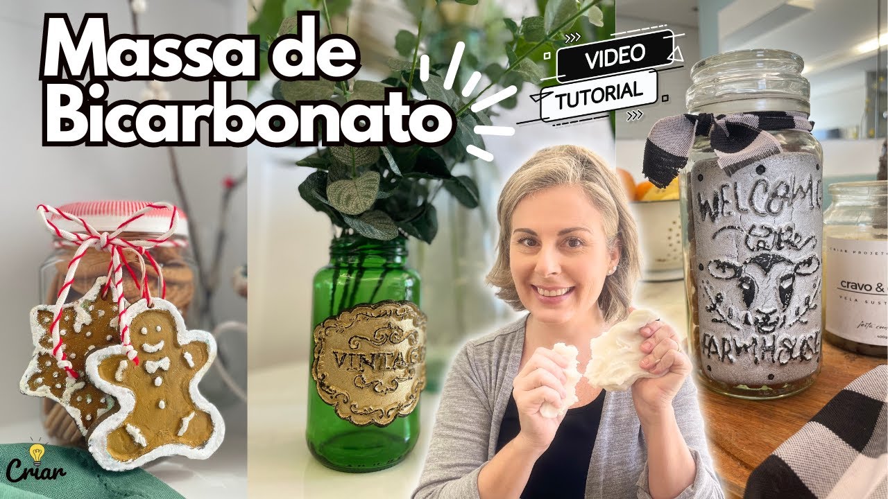 DIY MASSA PARA MODELAGEM DE BICARBONATO | Faça você mesmo!