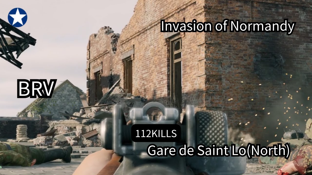 Enlisted:USA Gameplay-Battle of Normandy-Gare de Saint Lo-BRV