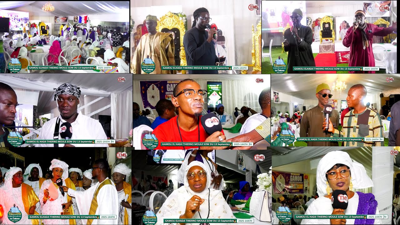 Revivez les temps forts du Gamou 2025 et Les réactions...