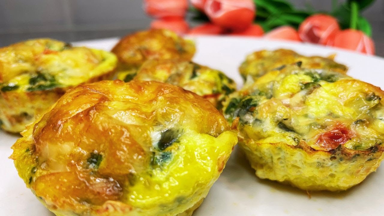 SPINACH Egg MUFFINS Easy And Healthy