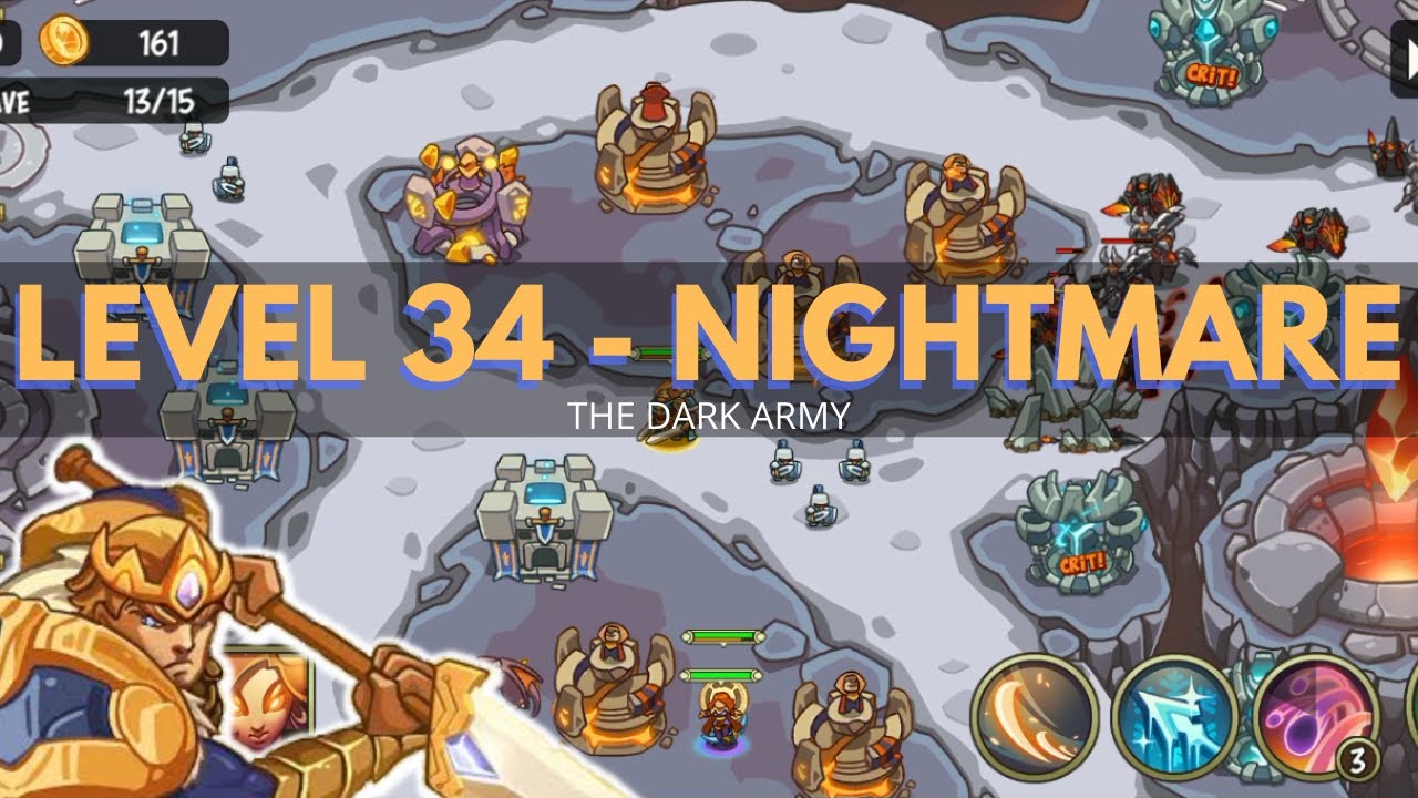 Empire Warrior TD: Level 34 - NIGHTMARE / NEW MAP VERSION