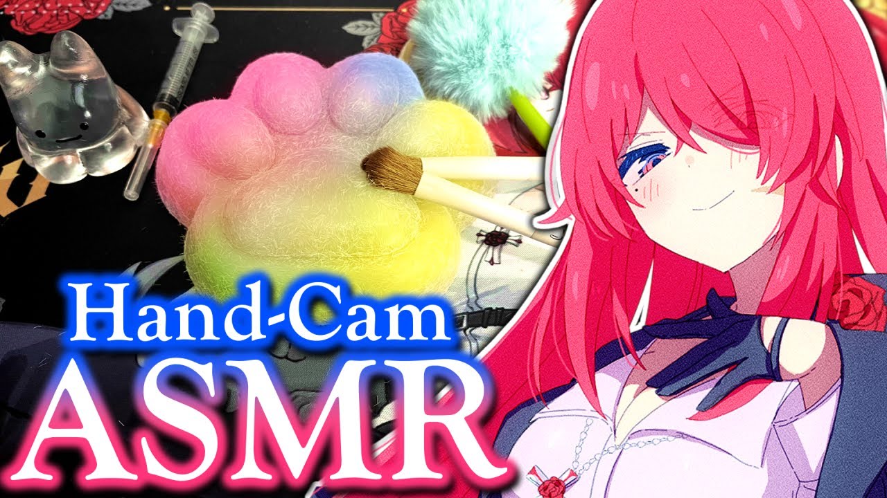 ASMR HandCam~ Relaxing Visual & Auditory Triggers & Tingles | 🔴LIVE VTuber | High Quality Mics