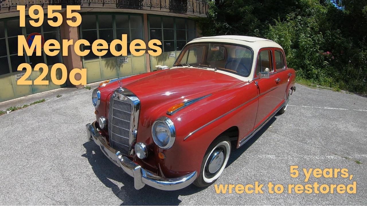 The 70-Year-Old Mercedes That Changed Car Design Forever (1955 220a Restoration)