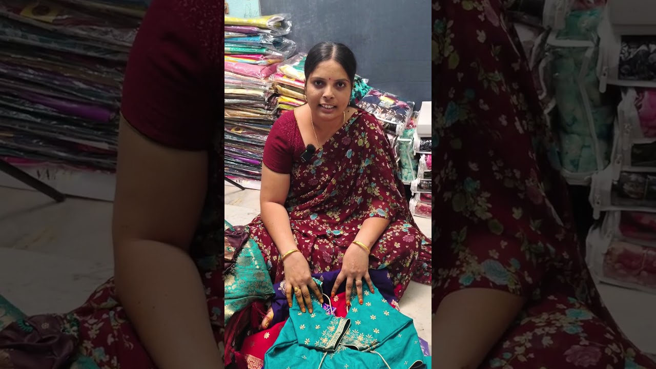 వర్క్ బ్లౌజ్ కంప్యూటర్ వర్క్ బ్లౌజెస్ స్టిచింగ్