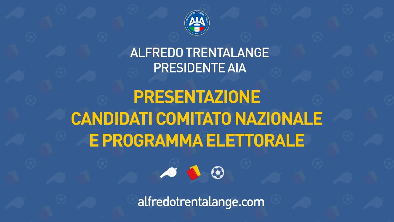Conferenza Stampa Presentazione Candidato Presidente Alfredo Trentalange e  Lista candidati