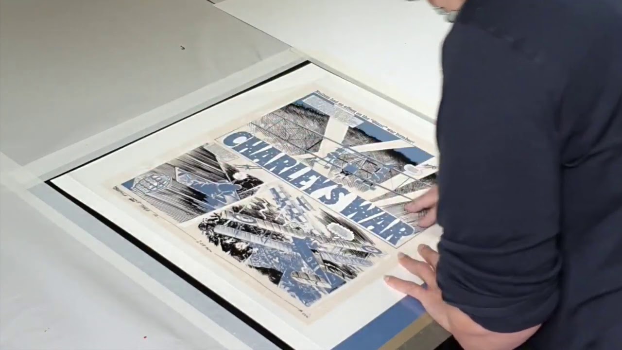 Original Charley's War Art Limited Edition Screen Print