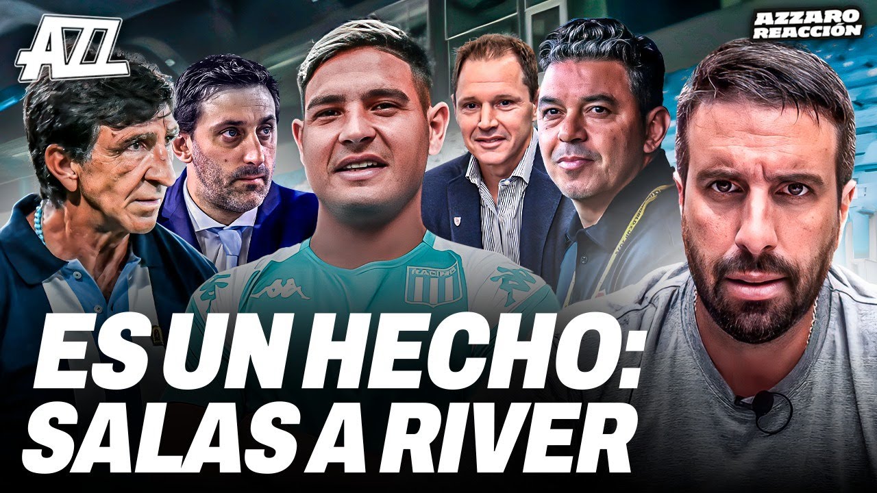 AZZARO REACCIÓN - FIN DE LA NOVELA: SALAS SE VA DE RACING Y JUGARÁ EN RIVER