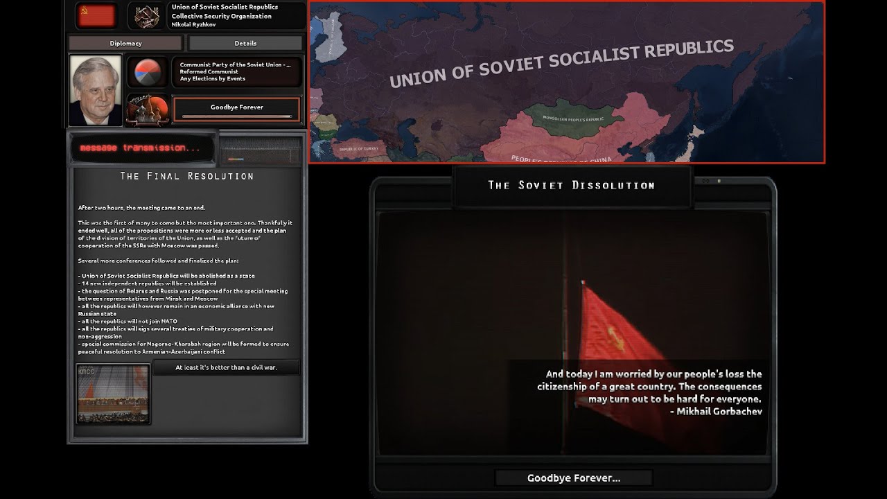Red Dusk Super Event: Fate of the Soviet Union
