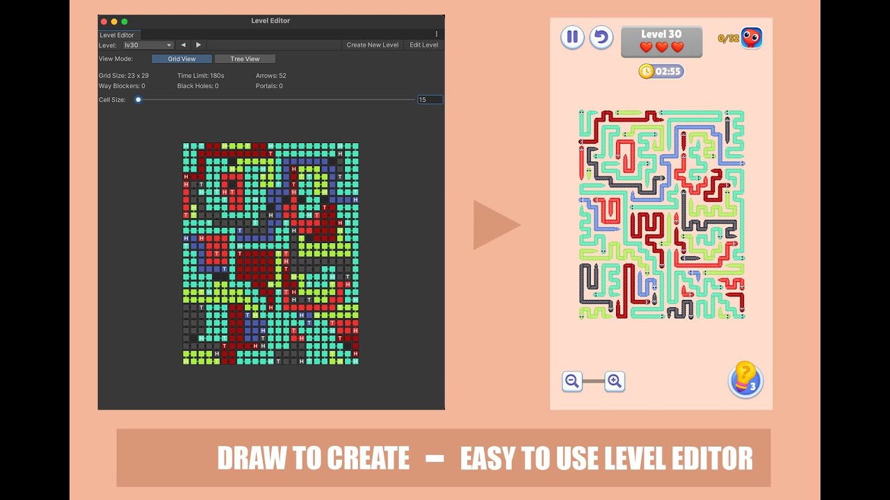 The #1 snake Arrow Escape Game Template You Need to Try Now - level editor