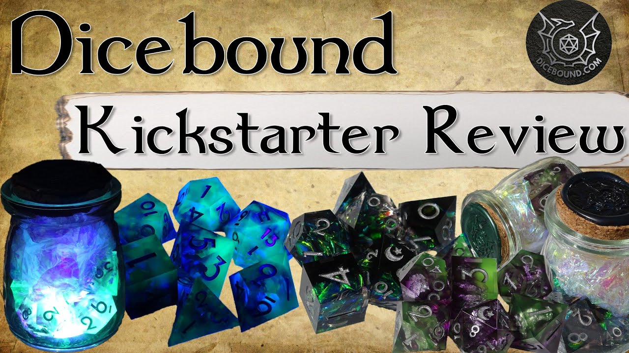 Dicebound Handmade Sharp Edge Dice | Kickstarter Review