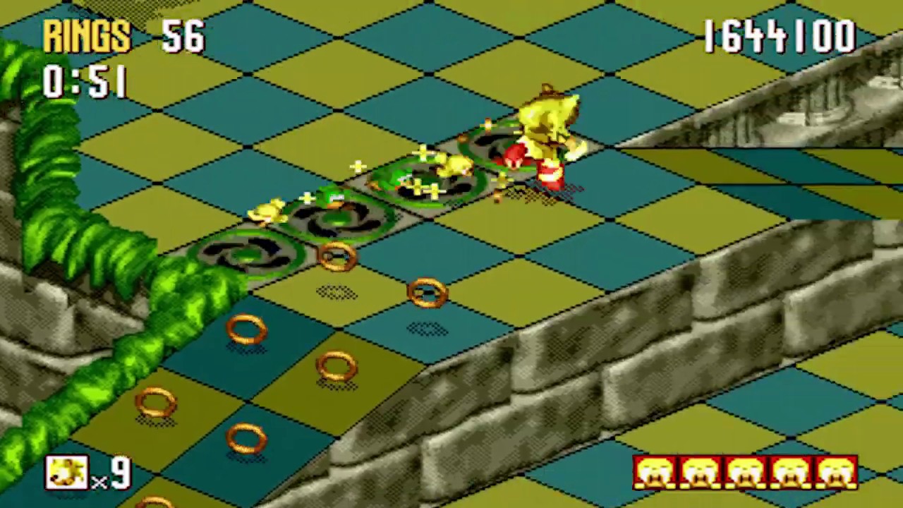 Sonic 3D Blast DX Director's Cut: Part 16: Rusty Ruin Zone as Super Sonic