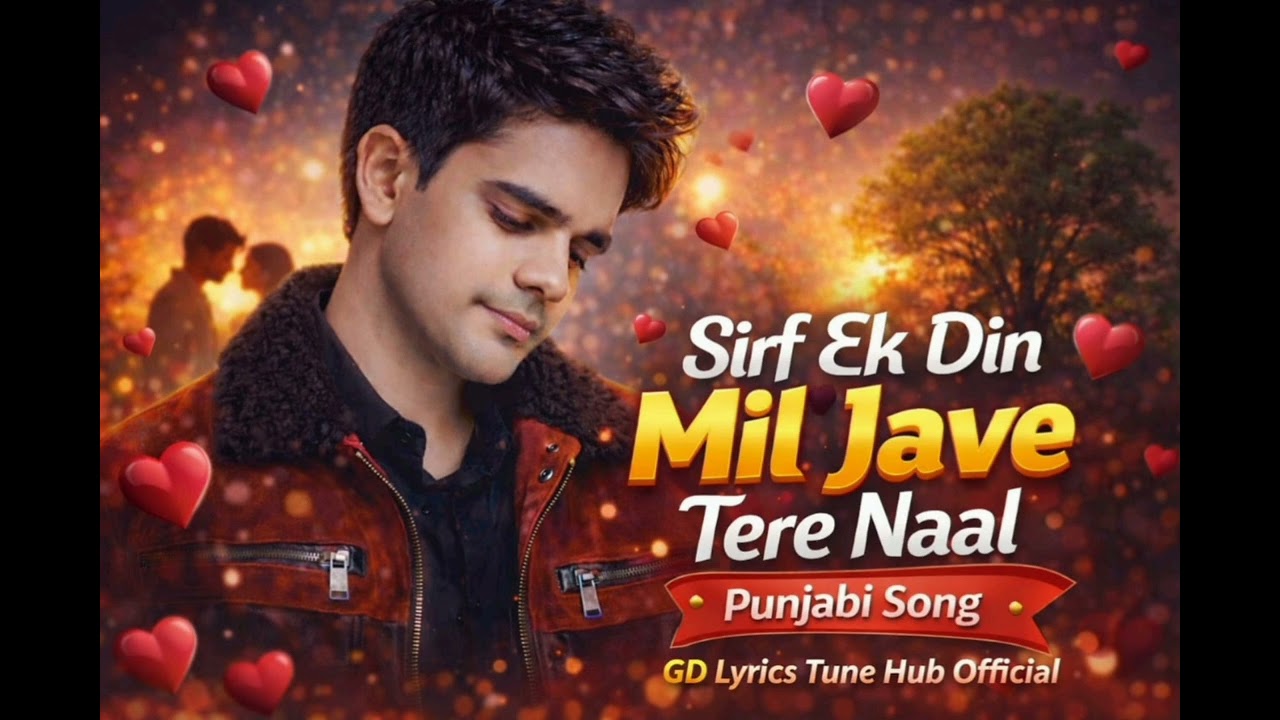 Sirf Ek Din 🥹❤️ Jeev Mil Jave Tere Naal 🌙 #viral Panjabi#sad #harttaching #new #lovesong  