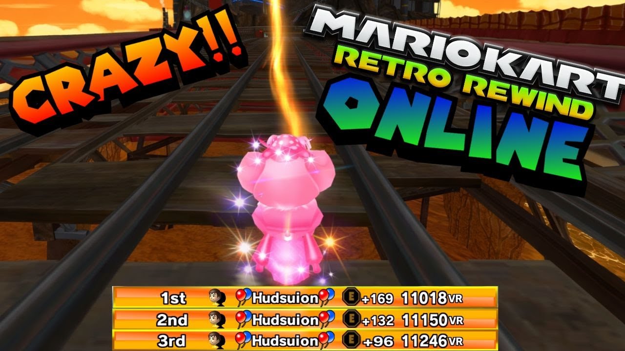 This Game is INSANE!! | Mario Kart Wii: Retro Rewind Online #1