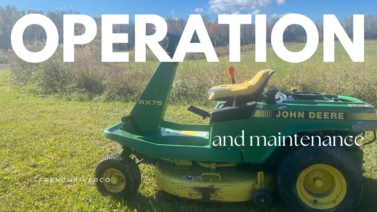 Basic Riding Lawnmower Operation and Maintenance