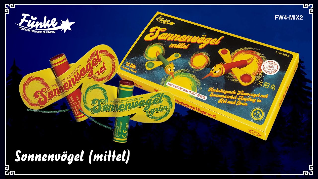 Sonnenvögel Mittel - Feuervögel mit Silberfunken [Batch 2024]