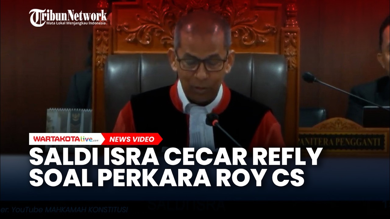 Saldi Isra Cecar Refly soal Perkara Roy cs : Yang Saya Hadapi Doktor Konstitusi, Saya Tantang Ini