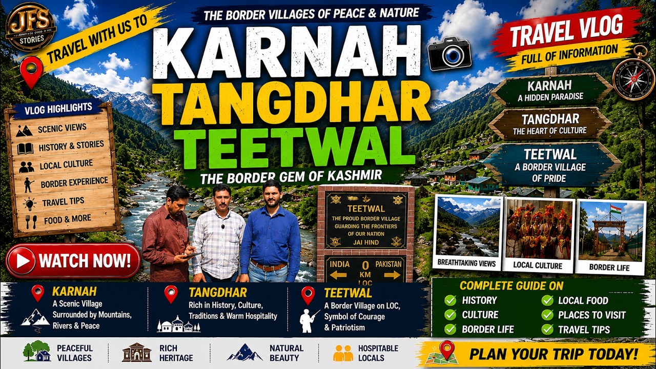 Karnah&ndash;Tangdhar Travel Vlog | Exploring Kashmir&rsquo;s Borderland Beauty | Teetwal-Offbeat Kashmir