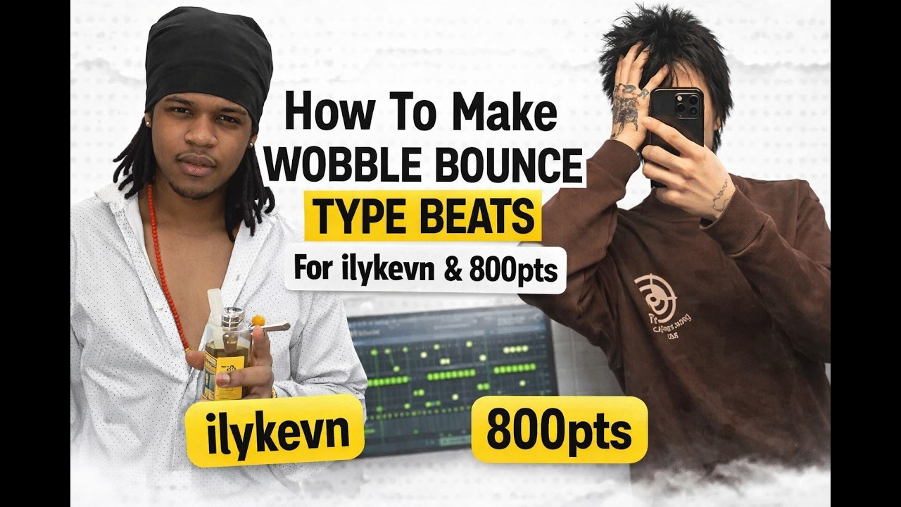 How To Make Wobble Bounce Type Beats For ilykevn, 800pts