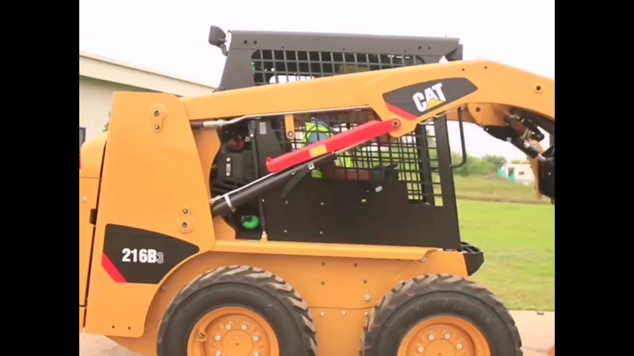 CATERPILLAR 216B3 SPECS, WALK-AROUND, MAINTENANCE & WORKTOOLS
