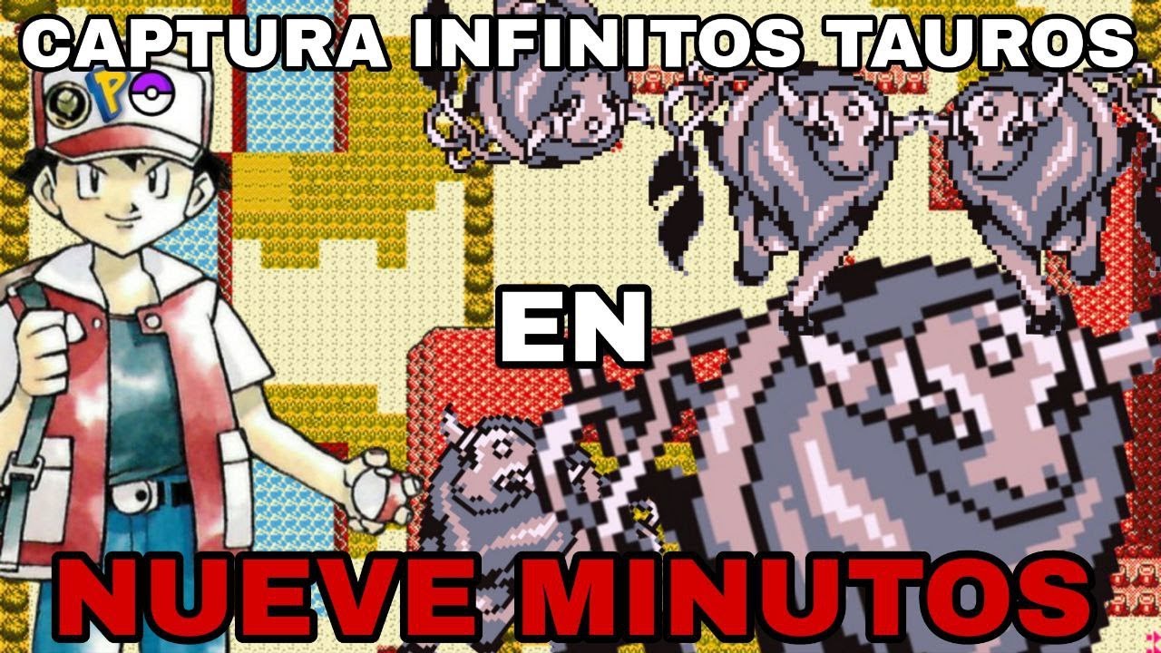 Truco para capturar infinitos Tauros en 9 minutos para Pokémon Azul, Rojo y Amarillo.✔️