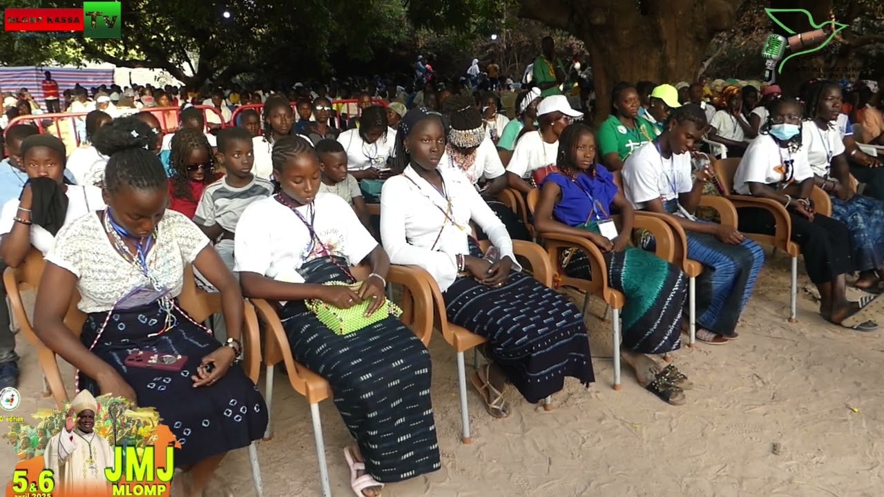 JMJ 2025 au cœur du kassa . La commune de mlomp  à accueille des différentes délégations