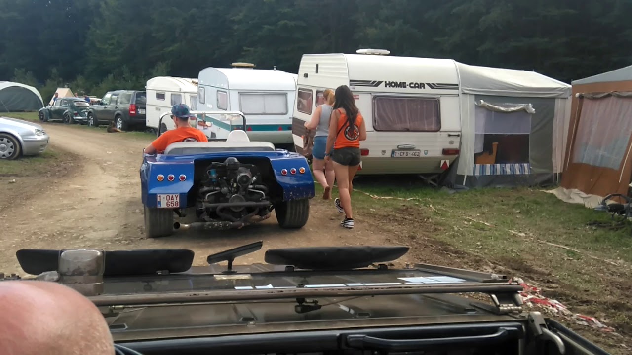 Le Bug Show 2018 Camping cruise.