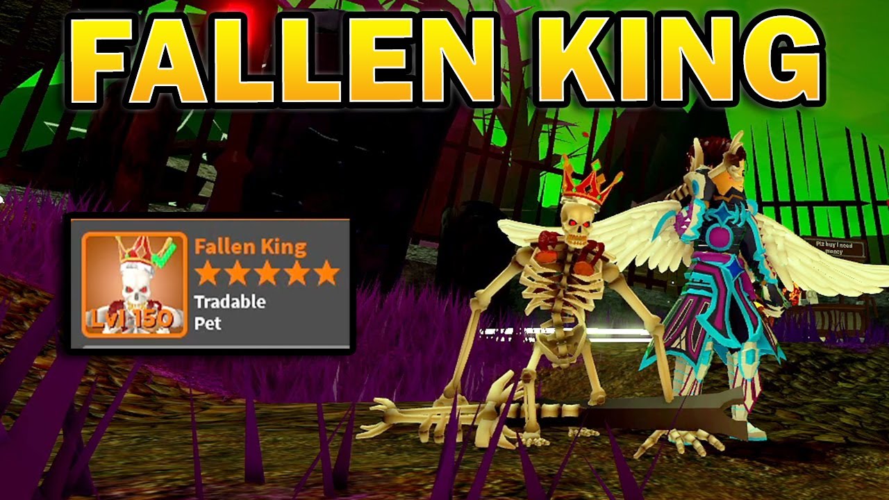NEW Fallen King Pet and Boss in Halloween Part 2 for World Zero