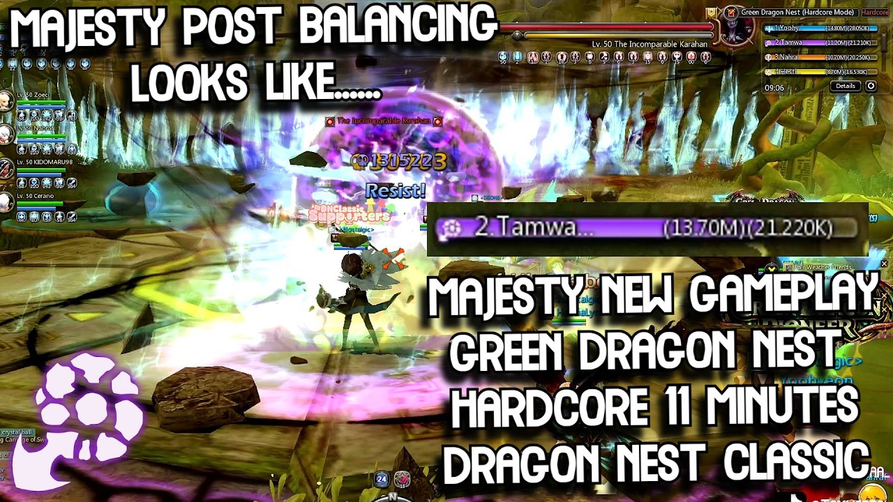 Majesty Post Balancing Gameplay Looks Like | GDN HC 11 Minutes Dragon Nest Classic