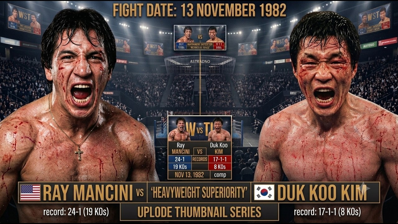 Epic WAR! Ray Mancini (USA) vs Duk Koo Kim (South Korea) | Full Fight Highlights HD 🥊🔥
