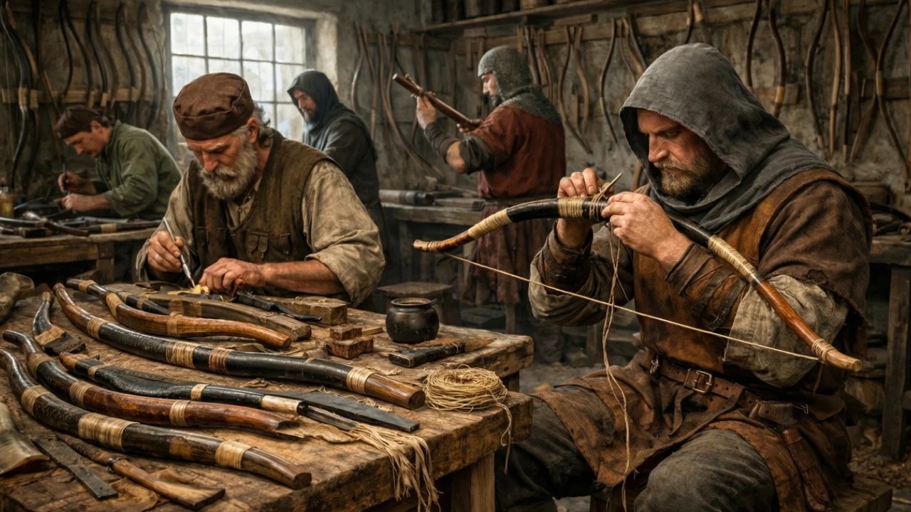 Inside the Medieval Composite Bow: How Short Bows Shot So Far (Full Process)