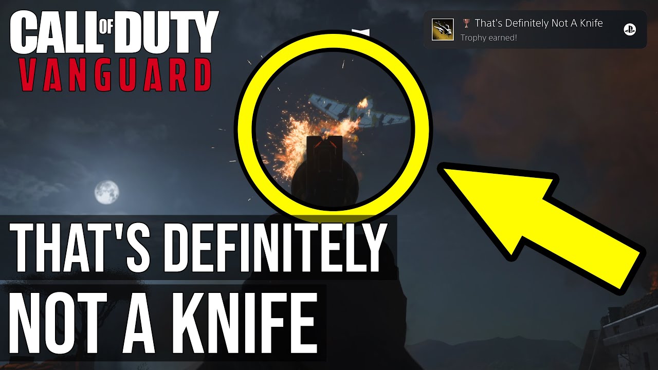 That's Definitely Not A Knife Trophy (Bring Down The Stuka) - Call of Duty Vanguard