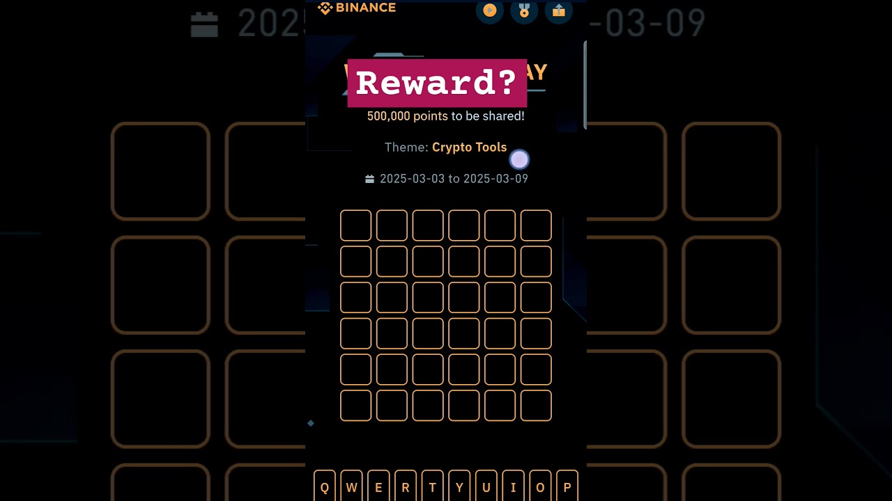 Binance Word Reward #treasurenft #binancelisted #binance #cryptoasset #stakechallenge #crypto