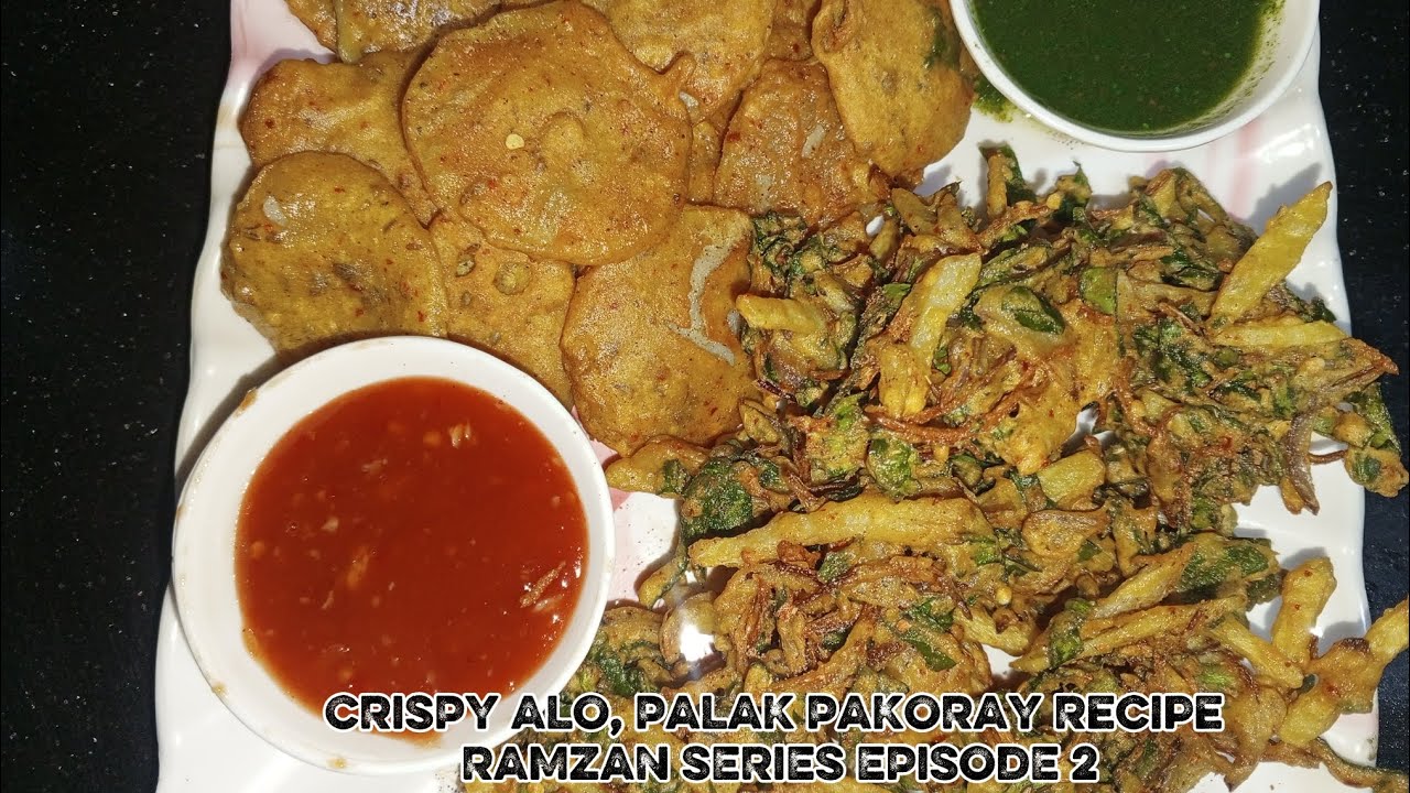 Crispy Alo,Palak Pakoray Recipe 😋 Ramzan Special| tasty|iftar recipe|crispy pakoray|Subscribe..