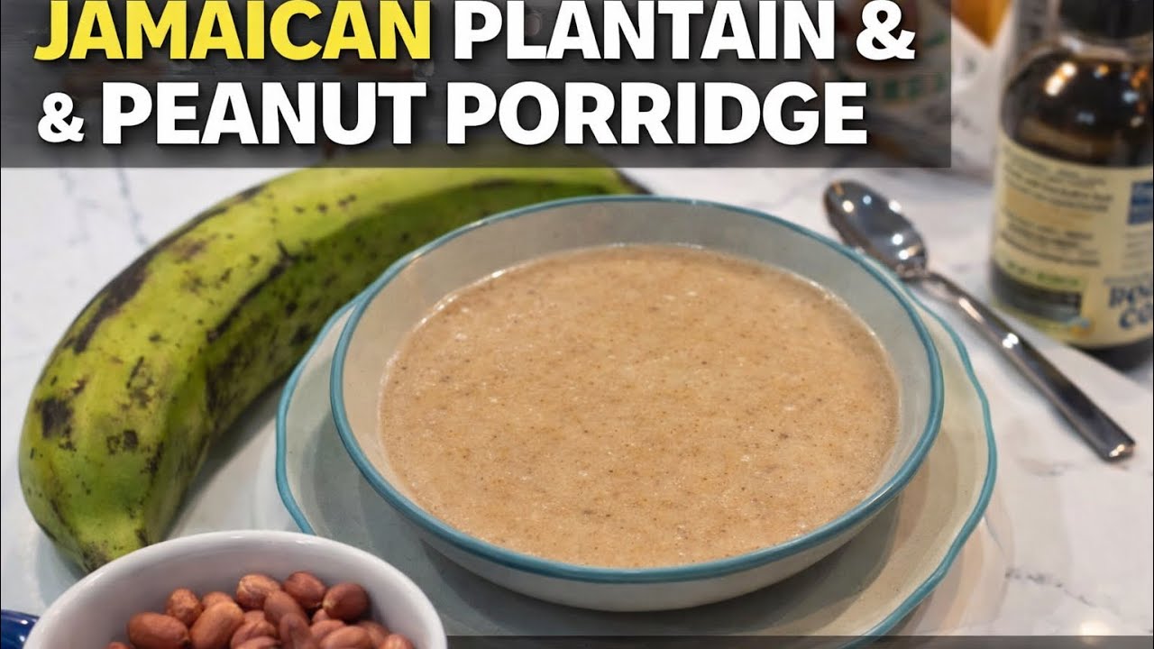 This Jamaican Plantain & Peanut Porridge Will Change Your Breakfast Forever 😮
