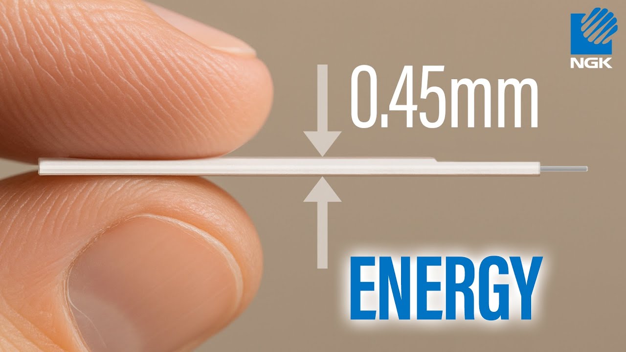 NGK's Ultra-Compact Rechargeable Battery Tech for Flat Electronics