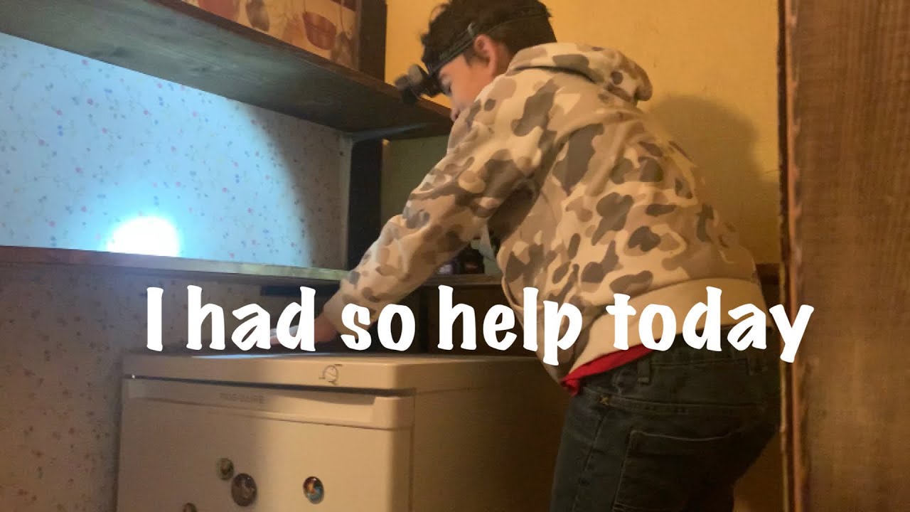 I had some help today