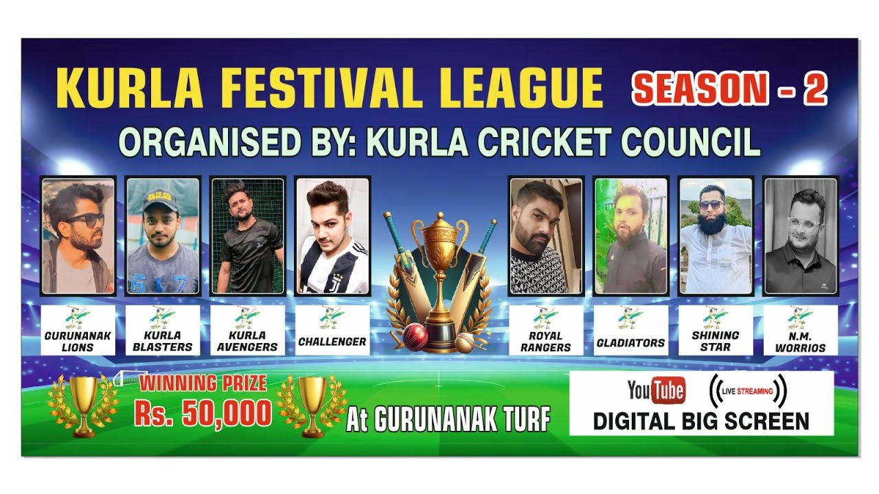 KURLA FESTIVAL LEAGUE || SEASON - 2 || 2025
