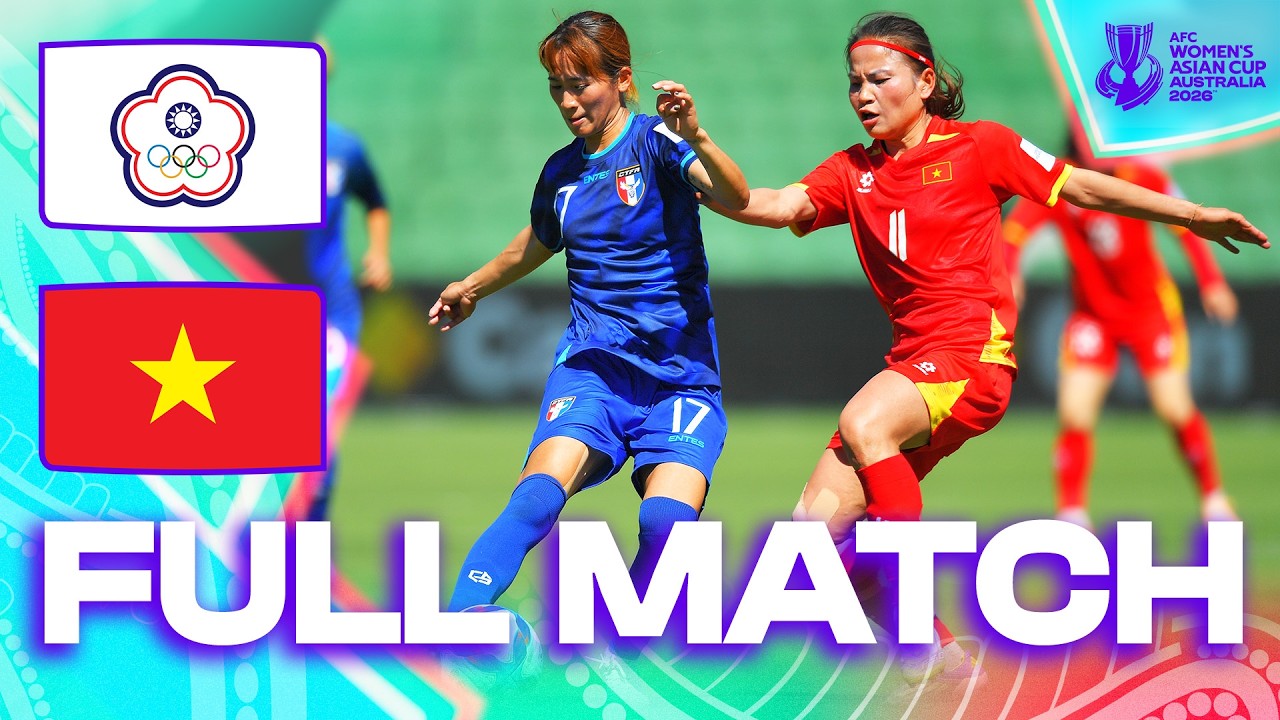 🔴 LIVE | Chinese Taipei vs Vietnam | AFC Women's Asian Cup™ 2026