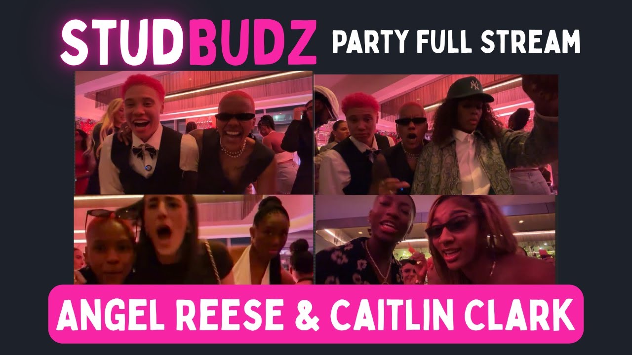 StudBudz Full Twitch Stream 2025 WNBA All Star Party Night 1 | Angel Reese Caitlin Clark Syd Colson