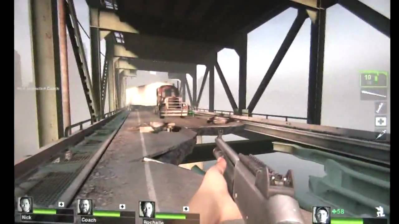 L4D2 Left4Dead 2 - Solo Expert - The Parish - Bridge Finale